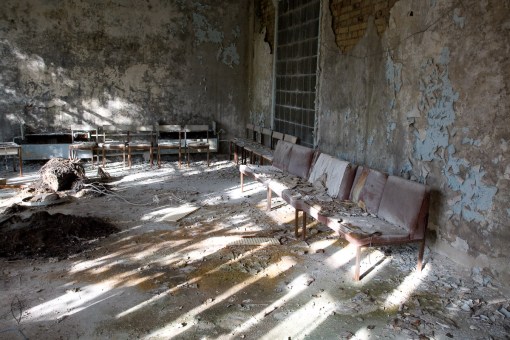 Hospital waiting room, Pripyat