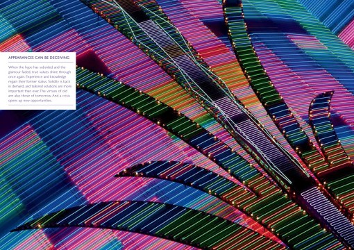 Lights above Nanjing East Road, Shanghai, China 