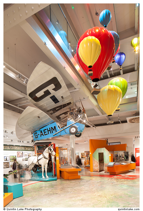 M Shed, Interior and exhibition spaces. Bristol, England. Archit