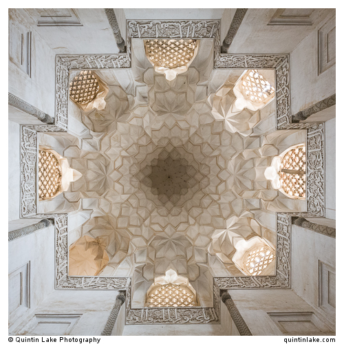Interior of  Octagonal Pavilion Tomb of the Sheikh Abdolsamad, Natanz, Iran.