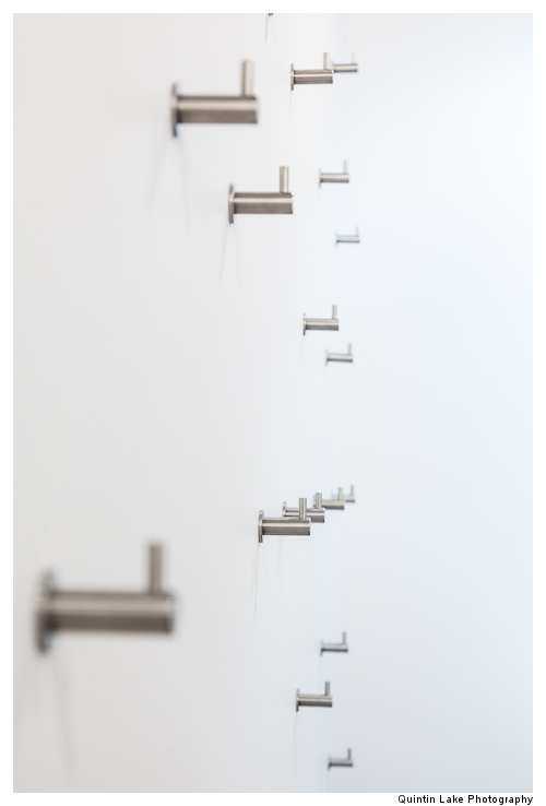 Clothes hooks in the canteen