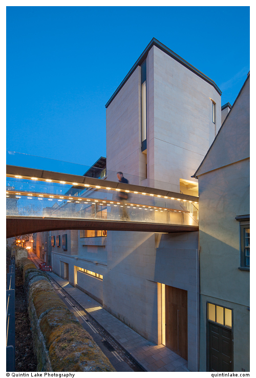 The Harold H W Lee Building & the bridge