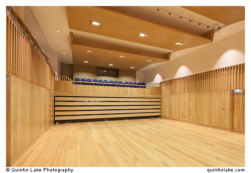 Pichette Auditorium with seats retracted