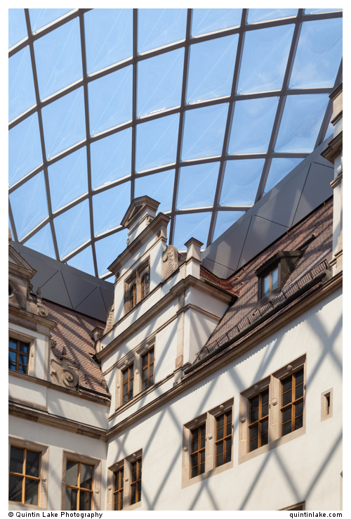Inner Courtyard of Dresden Castle, ETFE Roof