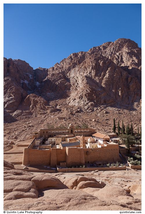 Saint Catherine's Monastery below Mount Sinai