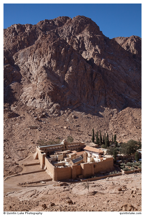 Saint Catherine's Monastery below Mount Sinai