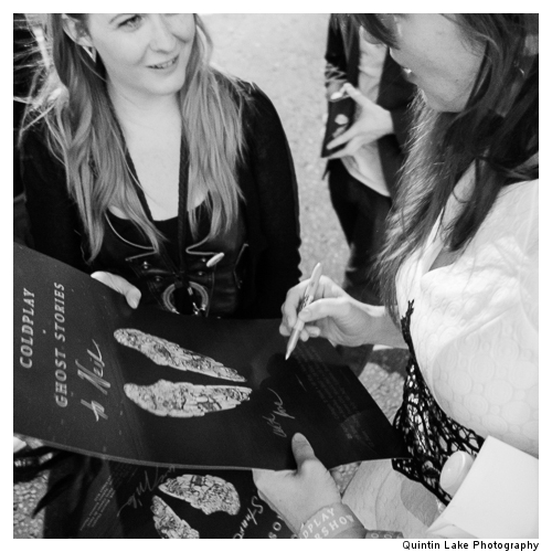 Mila Furstova and Coldplay, Royal Albert Hall, London, 2nd July