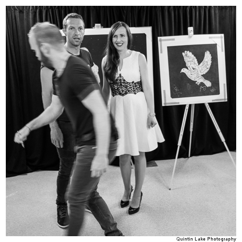 Mila Furstova and Coldplay, Royal Albert Hall, London, 2nd July