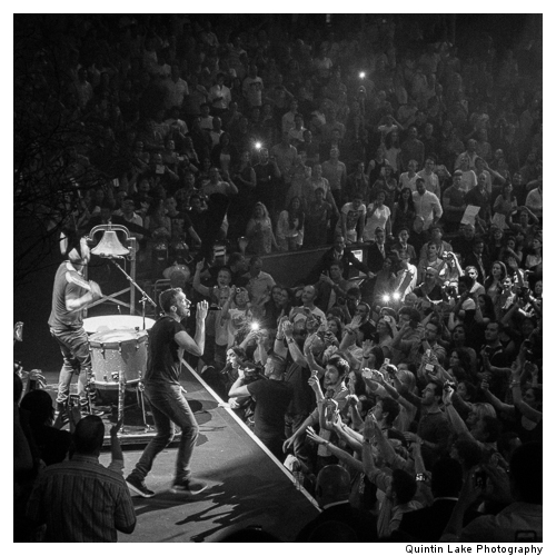 Mila Furstova and Coldplay, Royal Albert Hall, London, 2nd July