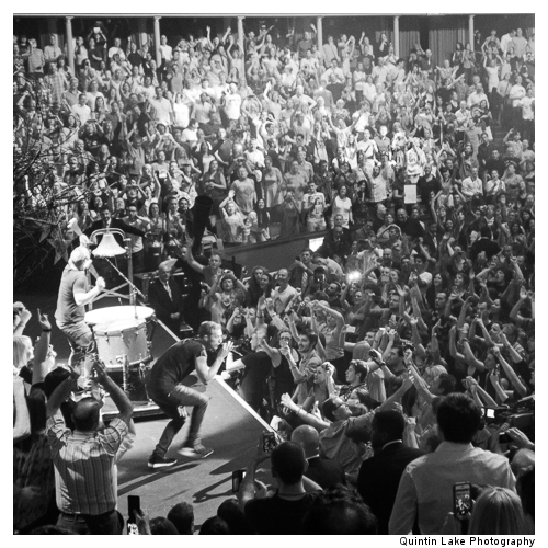 Mila Furstova and Coldplay, Royal Albert Hall, London, 2nd July