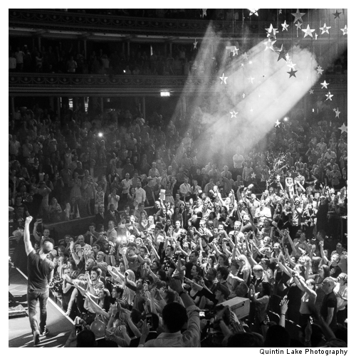 Mila Furstova and Coldplay, Royal Albert Hall, London, 2nd July