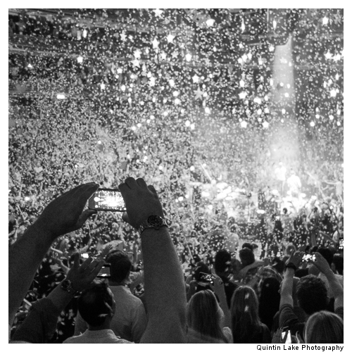 Mila Furstova and Coldplay, Royal Albert Hall, London, 2nd July