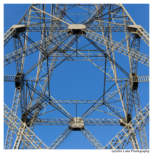 Aust Severn Powerline Crossing. West Pylon