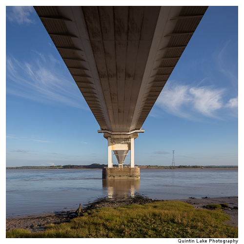 Severn Suspension Bridge  connecting England and Wales. Built 19