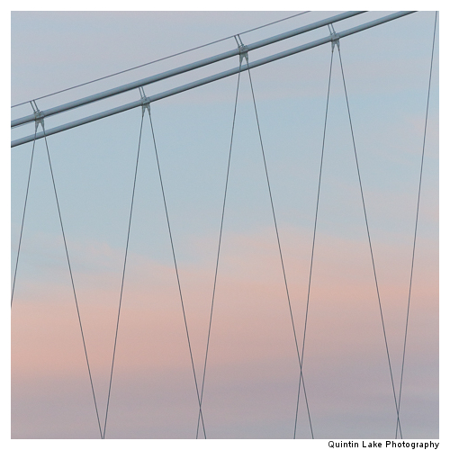 Severn Suspension Bridge  connecting England and Wales. Built 19