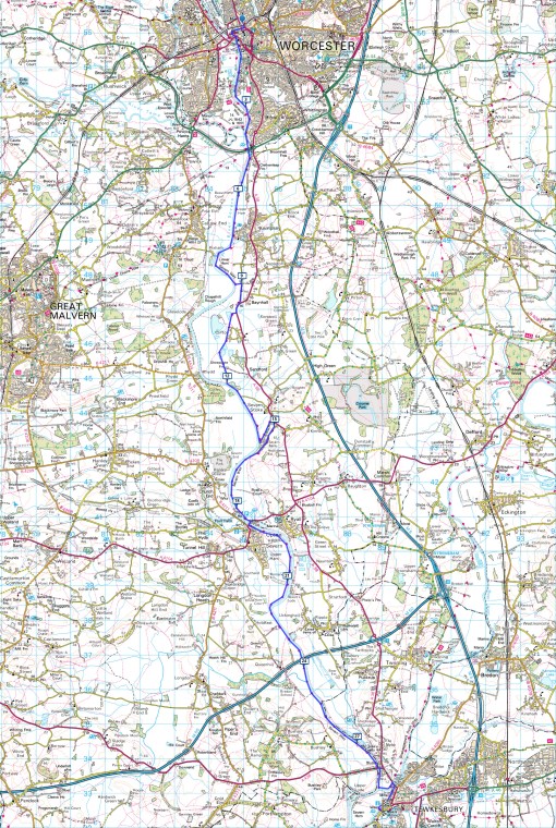 10 Worcester to Tewkesbury