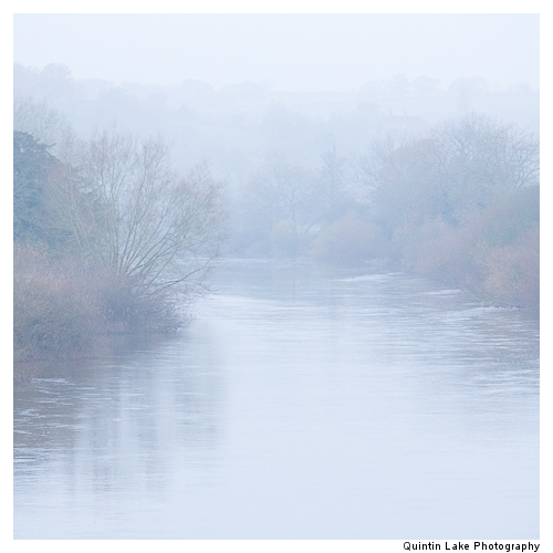 Dawn at River Severn at Upper Arley