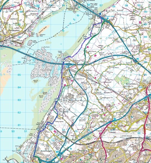 Severn Bridge to Avonmouth
