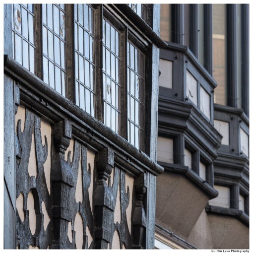 Tudor half-timbered houses of Shrewsbury, Shropshire, England