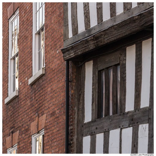 Tudor half-timbered houses of Shrewsbury, Shropshire, England