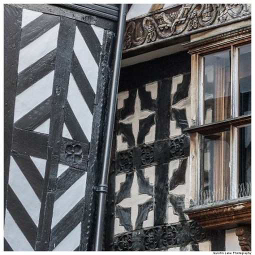 Tudor half-timbered houses of Shrewsbury, Shropshire, England