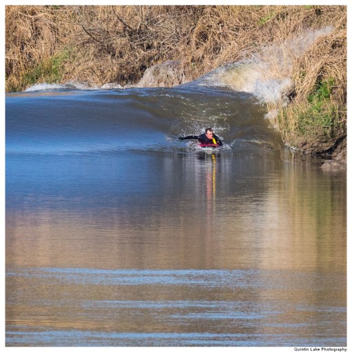 Five Star Severn Bore viewed from Minsterworth, Gloucestershire