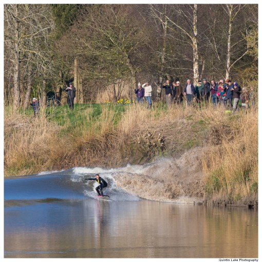 Five Star Severn Bore viewed from Minsterworth, Gloucestershire