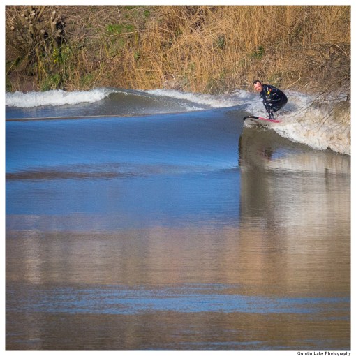 Five Star Severn Bore viewed from Minsterworth, Gloucestershire