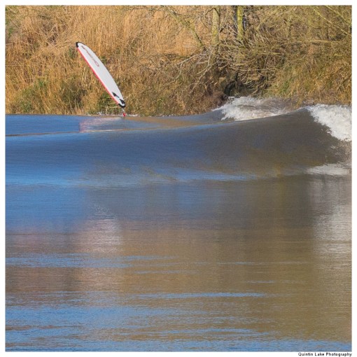 Five Star Severn Bore viewed from Minsterworth, Gloucestershire