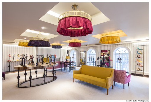 Manolo Blahnik, Harrods, 2015. Nick Leith-Smith, Architecture & Design