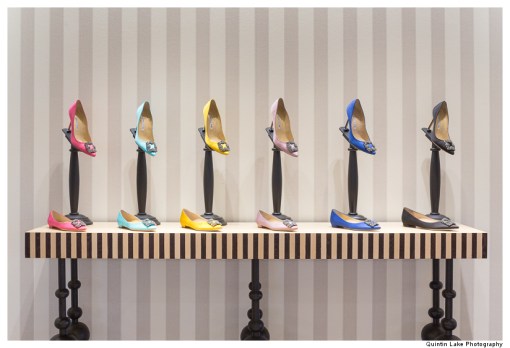 Manolo Blahnik, Harrods, 2015. Nick Leith-Smith, Architecture & Design