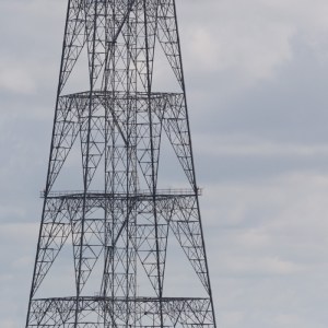 400 kV Thames Grid Crossing, Tallest Pylon in the UK at 190m, Greenhithe.