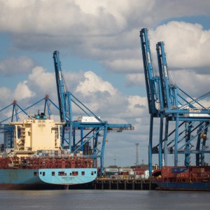 Maersk Labrea, Hong Kong. Tilbury Docks.