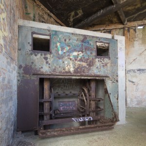 Grain Tower Battery VII. Shell lift, upper level.