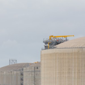 National Grid's Liquefied Natural Gas (LNG) facility,  the UK's largest, Grain.