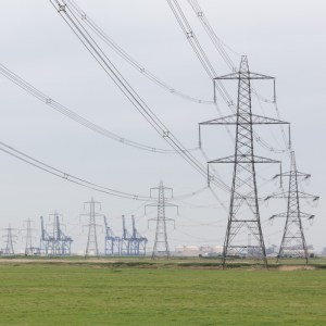 Chetney marshes towards the Isle of Grain.