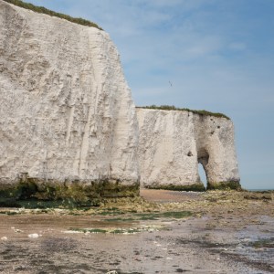 White Ness chalk arch at Kingsgate Bay.