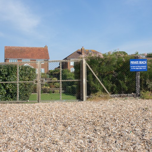 Private Beach, Hill Head, Hampshire.