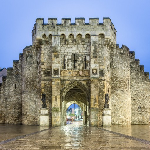 The Bargate Constructed circa 1180 in Norman times as part of the Southampton town walls, Hampshire.