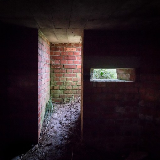 Pill Box Interior, Fleet, Dorset.
