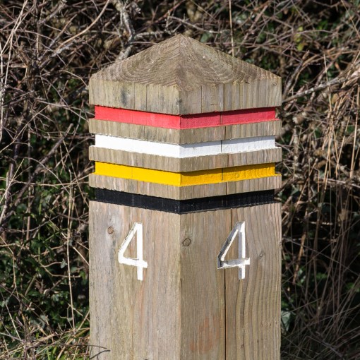 Trail Marker, Berry Head, Devon.