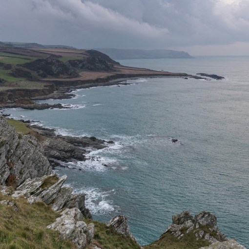 Langerstone Point with Start Point beyond, Devon.