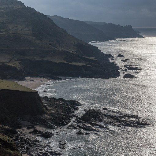 Deckler’s Cliff &amp; Gammon Head from Gara Rock, Devon.