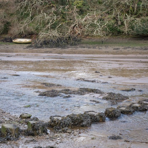 Tidal ford across Waterhead Creek, Devon.