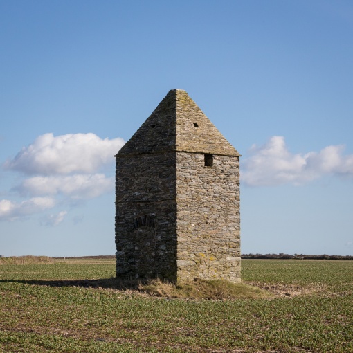 Former Admiralty flag signalling station, Soar, Devon. About 300 years old, it is a rare survivor of a chain of signal stations built to look out for a French invasion fleet and to pass a rapid alert the British naval bases at Portsmouth, Chatham and Plymouth.