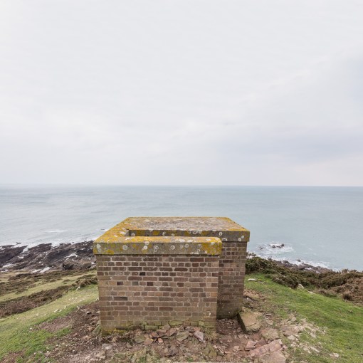 WWII lookout on Gara Point, Devon.