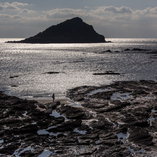 Great Mew Stone from Wembury Point, Devon.