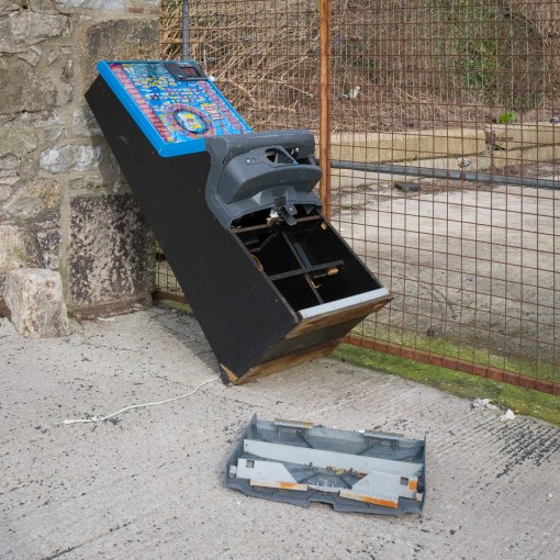 Fruit machine, Cattedown, Plymouth, Devon.