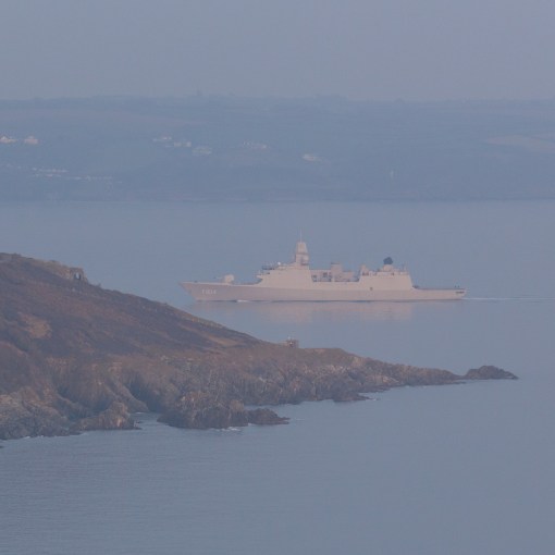 Dutch Frigate, De Ruyter passes Penlee Point, Cornwall.