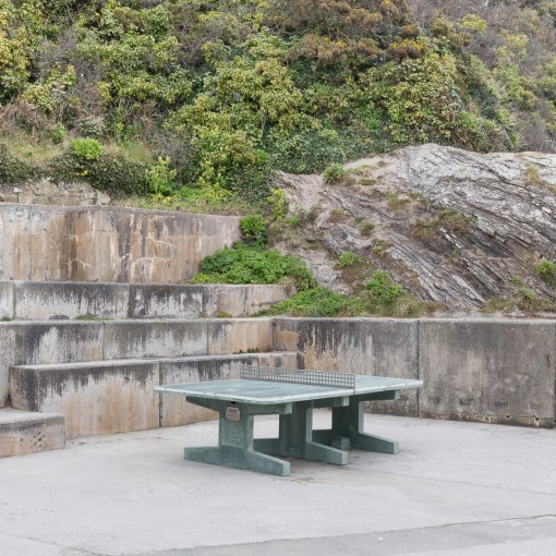 Table tennis, East Looe, Cornwall.